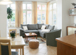 Wohnzimmer mit Schlafcouch